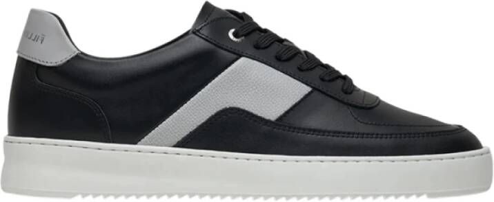 Filling Pieces Mondo Game Black Grey Sneakers Black Heren