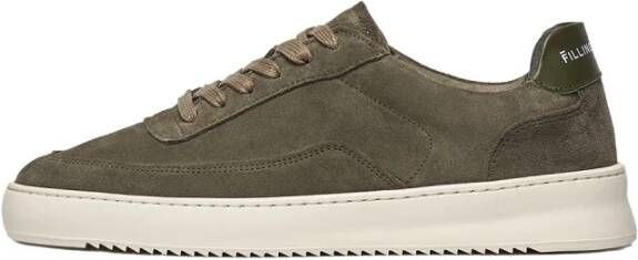 Filling Pieces Groen Suede Mondo Sneakers Green Heren