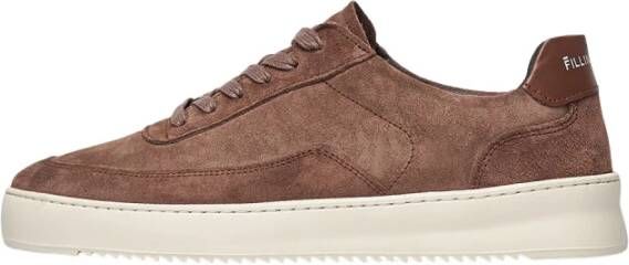 Filling Pieces Mondo Organic Suede Brown Bruin Heren