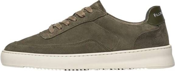 Filling Pieces Groen Suede Mondo Sneakers Green Heren