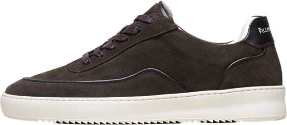 Filling Pieces Mondo Suede Lux Dark Brown Heren