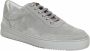 Filling Pieces Grijze Geperforeerde Suède Lage Top Trainers Gray Dames - Thumbnail 1