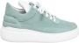 Filling Pieces Poederblauwe Suède Sleehak Sneakers Green Dames - Thumbnail 2