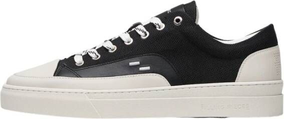 Filling Pieces Lage Zwarte Sneaker Black Heren