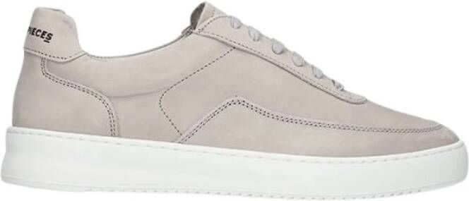 Filling Pieces Vulstukken Mondo 2.0 Ripple Nubuck Sneakers Grijs Unisex