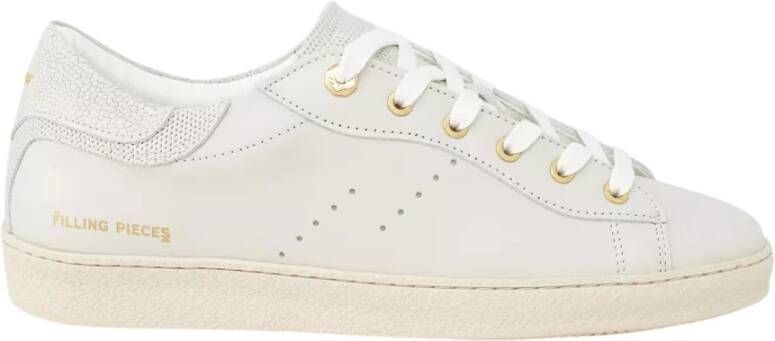 Filling Pieces Witte geperforeerde stijlvolle sneakers White Dames