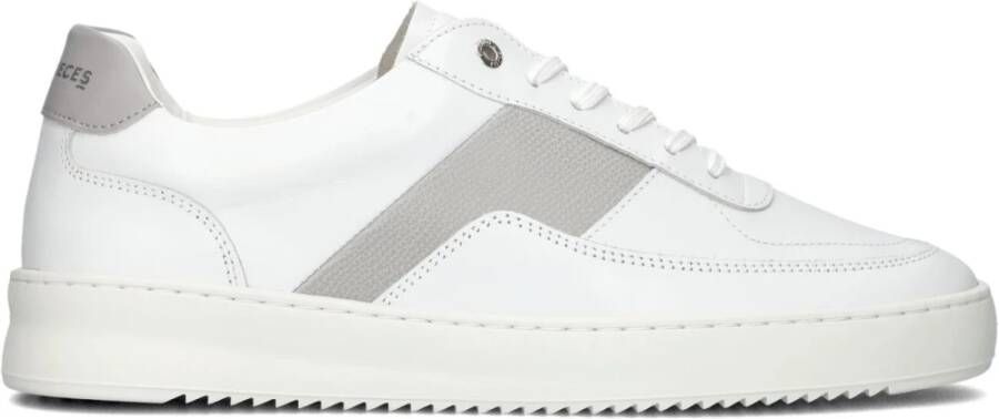 FILLING PIECES Lage Sneakers Heren Mondo Game Maat: 41 Materiaal: Leer Kleur: Wit