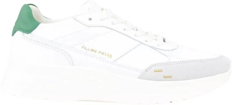 Filling Pieces Tijdloze klasse met Jet Runner sneakers White