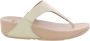 FitFlop Damesschoenen Beige U Toepost Beige Dames - Thumbnail 1