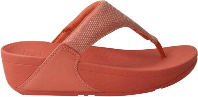 FitFlop Koraal Shimmerlux Sandalen Lulu Stijl Red Dames