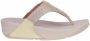 FitFlop Lulu Geo Glitz Toepost Slippers voor Vrouwen Goud - Thumbnail 3