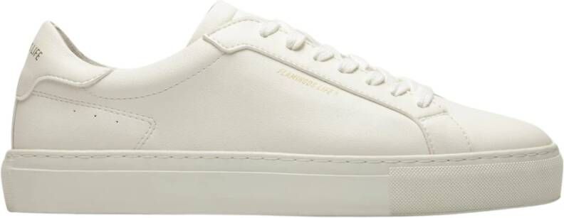 Flamingos' Life witte sneakers White Unisex