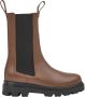 Flattered Scandinavische Chic Mid-Calf Laarzen Brown Dames - Thumbnail 1