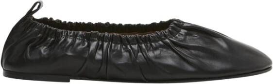 Flattered Zachte Leren Ballerina Flats Black Dames