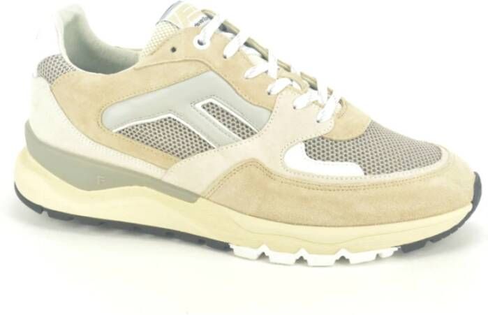 Floris van Bommel Beige Runner Sneakers Beige Heren