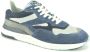 Floris van Floris van Bommel van Floris van Bommel Sneakers Heren Lage sneakers Herenschoenen Suède SFM-10170 Blauw - Thumbnail 4