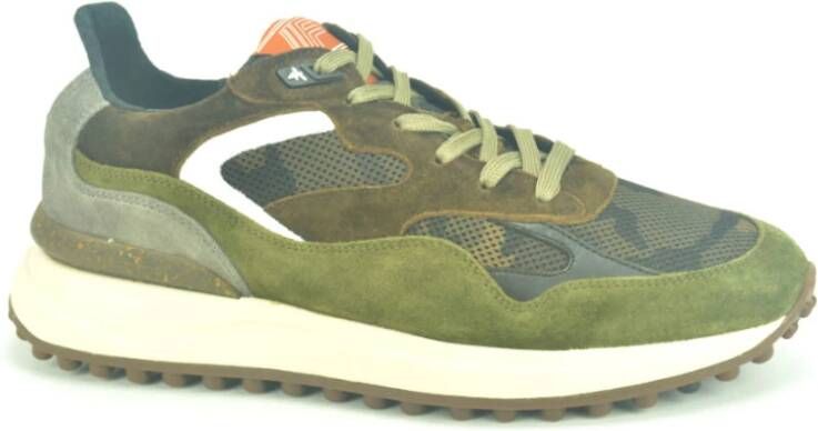 Floris van Bommel Camo Runner Sneakers Beige Heren