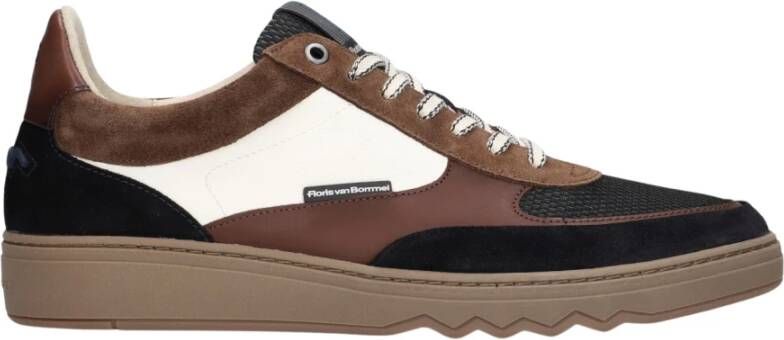 Floris van Bommel Casual Lage Sneakers Brown Heren