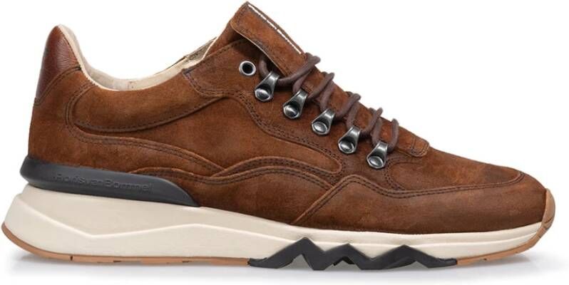 Floris van Bommel Cognac Sneakers Stijlvol en NorHeren Brown Heren