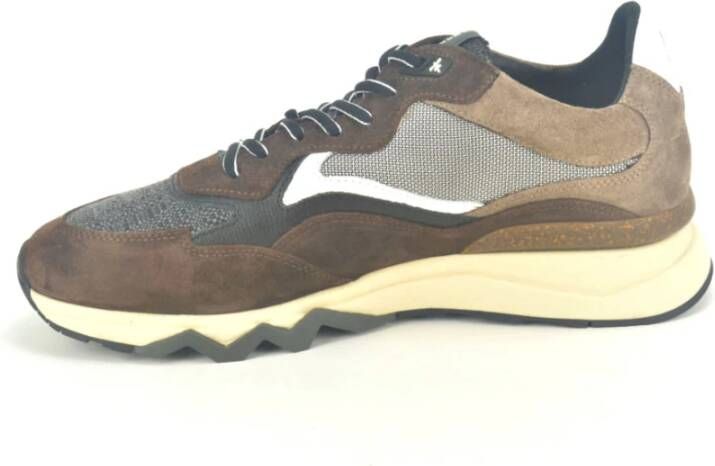 Floris van Bommel Combi Runner Sneakers Brown Heren