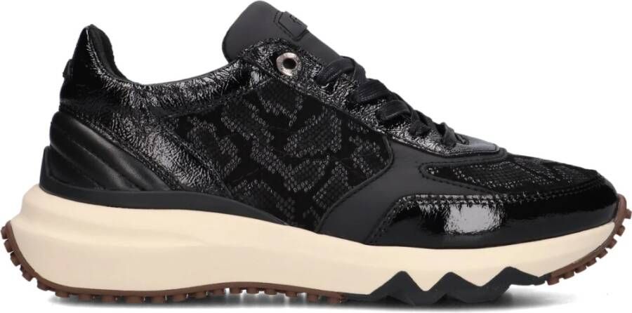 Floris van Bommel Curvi 04.02 Dames Lage Sneakers Black Dames