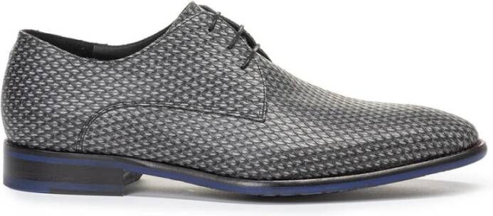 Floris van Bommel Elegante Leren Schoenen Gray Heren