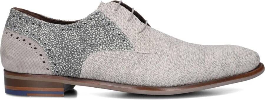 Floris van Bommel Grijze Elegante Schoenen Sfm-30361 Gray Heren