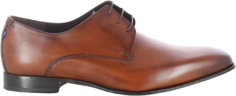 Floris van Bommel Heren Cognac Leren Schoenen Brown Heren