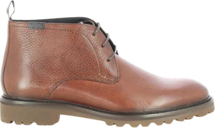 Floris van Bommel Heren Cognac Leren Schoenen Brown Heren