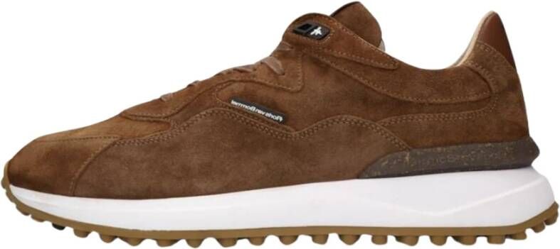 Floris van Bommel Heren Lage Sneakers Sfm-10082 Brown Heren