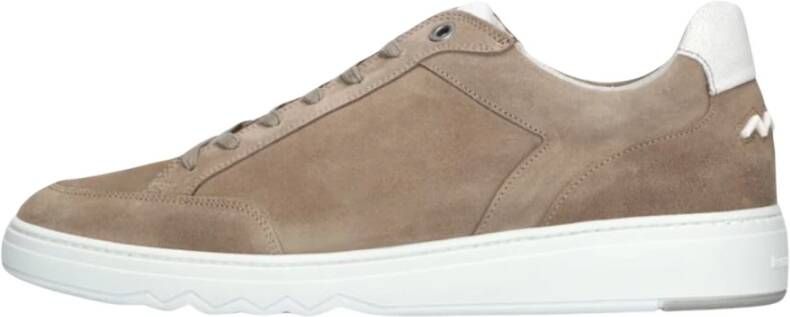 FLORIS VAN BOMMEL Lage Sneakers Heren Sfm-10183 Kupster Maat: 44⅔ Materiaal: Suède Kleur: Bruin