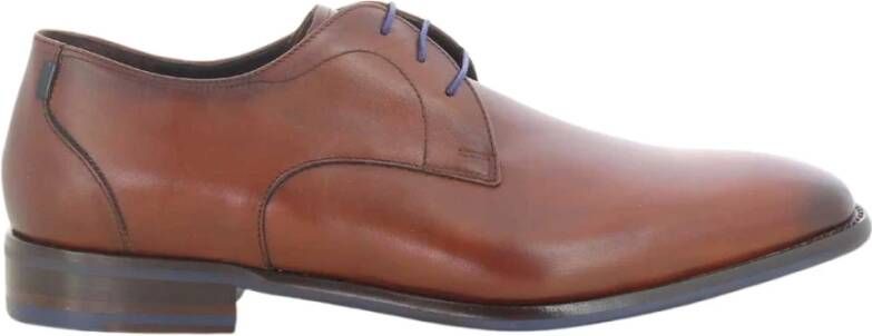 Floris van Bommel Heren schoenen cognac leer Brown Heren