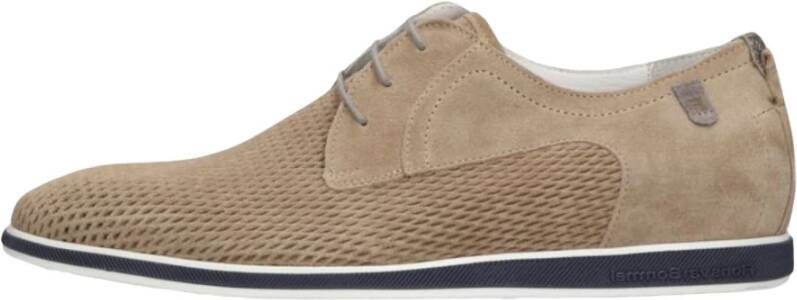 Floris van Bommel Heren Suède Hoge Sneaker Brown Heren