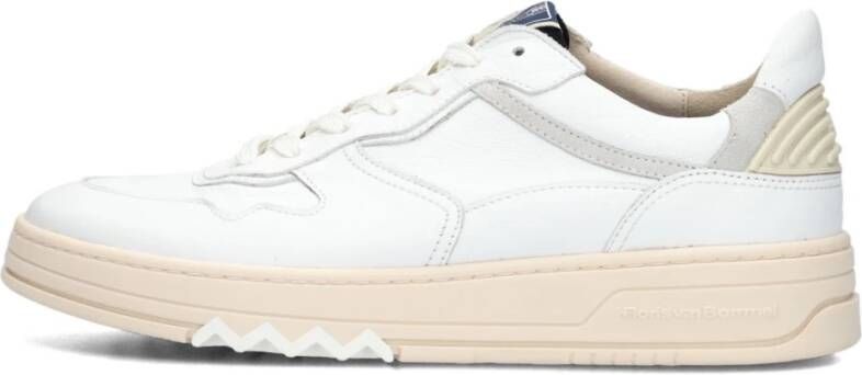 Floris van Bommel Heren Witte Sneakers White Heren