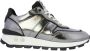 Floris van Bommel Sfw-10115 Lage sneakers Leren Sneaker Dames Zilver - Thumbnail 4