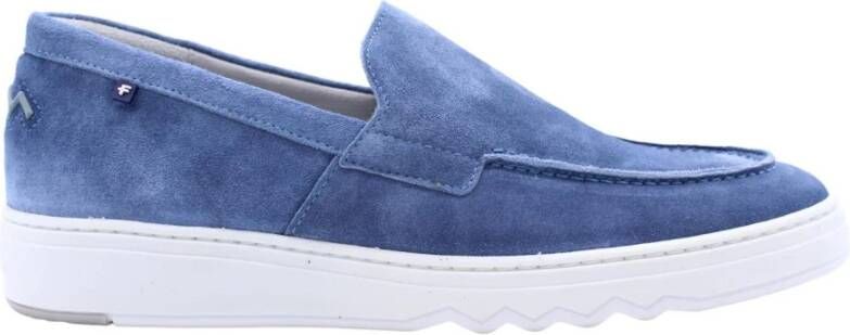 Floris van Bommel Stijlvolle Comfortabele Loafers voor Mannen Blue Heren