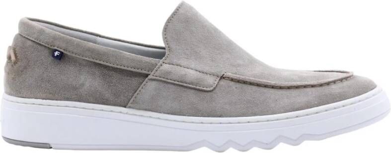 Floris van Bommel Stijlvolle Heren Loafers Gray Heren