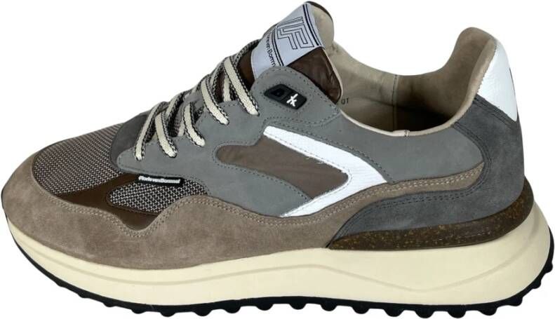 Van Bommel Sport Sneaker Lichtbruin Suède Brown Heren