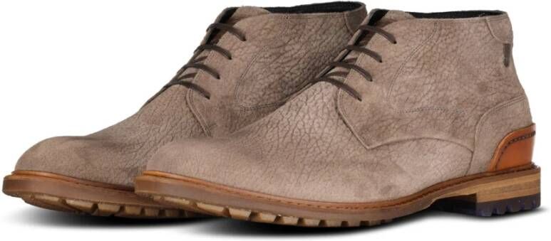 Van Bommel Veterschoen Crepi Brown Heren