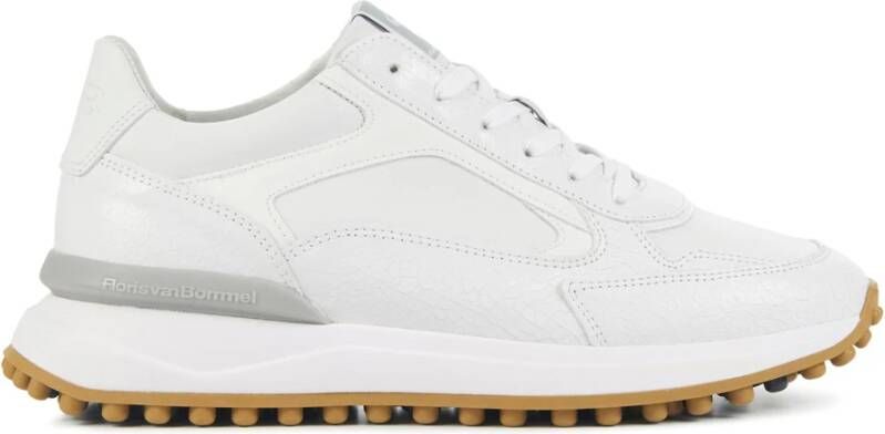 Floris van Bommel Witte Sneakers White Dames