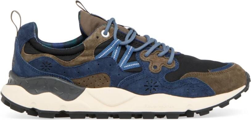 Flower Mountain Barbour Sneakers Blue Heren