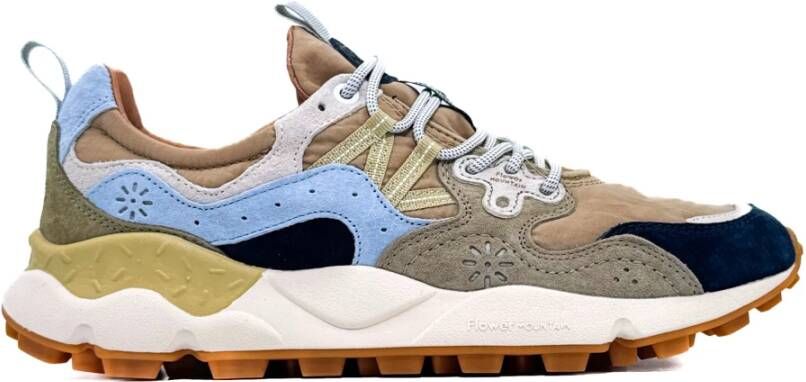 Flower Mountain Beige Sneakers Lente Zomer 2024 Collectie Multicolor Heren