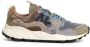 Flower Mountain Blauw Groen en Beige Sneakers Blue Heren - Thumbnail 1