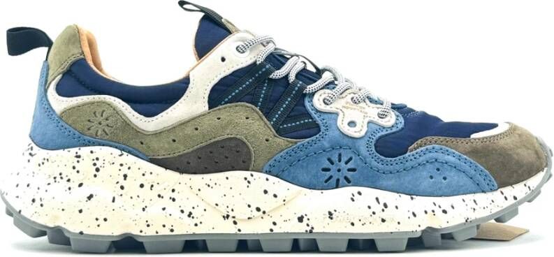 Flower Mountain Blauwe Yamano Sneaker Fw24 25 Collectie Multicolor Heren