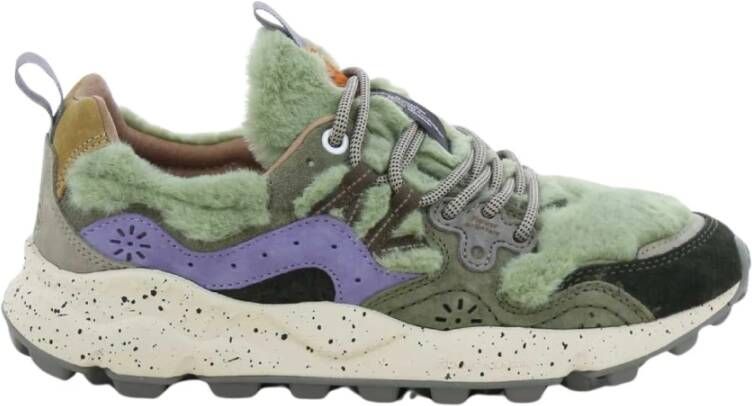 Flower Mountain Bruine Damesschoenen Yamano Multicolor Dames