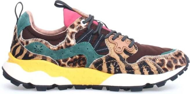 FLOWER MOUNTAIN Lage Sneakers Dames Yamano 3 Uni Maat: 36 Materiaal: Suède Kleur: Multi