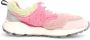 Flower Mountain Kleurrijke sneakers van bont en nubuck leer Pink Dames - Thumbnail 7