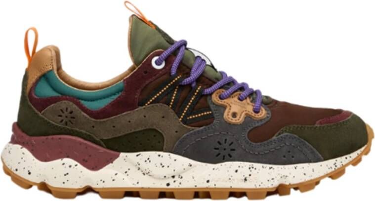 Flower Mountain Suede and technical fabric sneakers Yamano 3 UNI Multicolor Heren