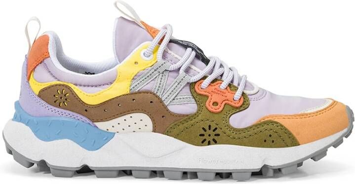 Flower Mountain Multicolor Sneakers Met Paneelontwerp Multicolor Dames