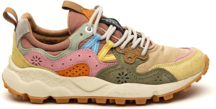 Flower Mountain Multikleur Sneakers Yamano Stijl Multicolor Dames